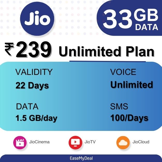 Jio Unlimited Recharge Plan Jio Plan Detail